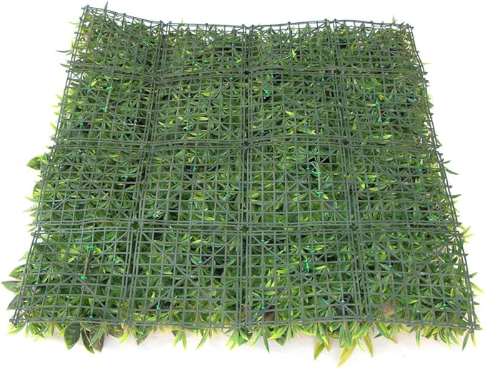ULAND 40"x40" Artificial Greenery Hedegs Wall, Vertical & Wall Planters Faux Ivy Leaves Backdrop, Verticial Garden Privacy Fence Screen,