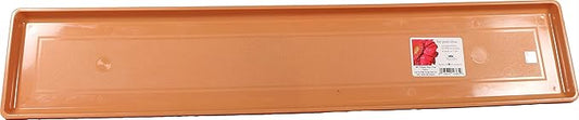 Root & Vessel 10365, Terracotta, Countryside Flower Box Tray, Extra Large (34.5" x 6.5")