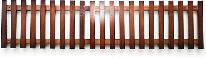 Trademark Innovations Wooden Trellis Planter, Wall Mounted Plant Stand, Vertical Garden Wall (Set of 2)