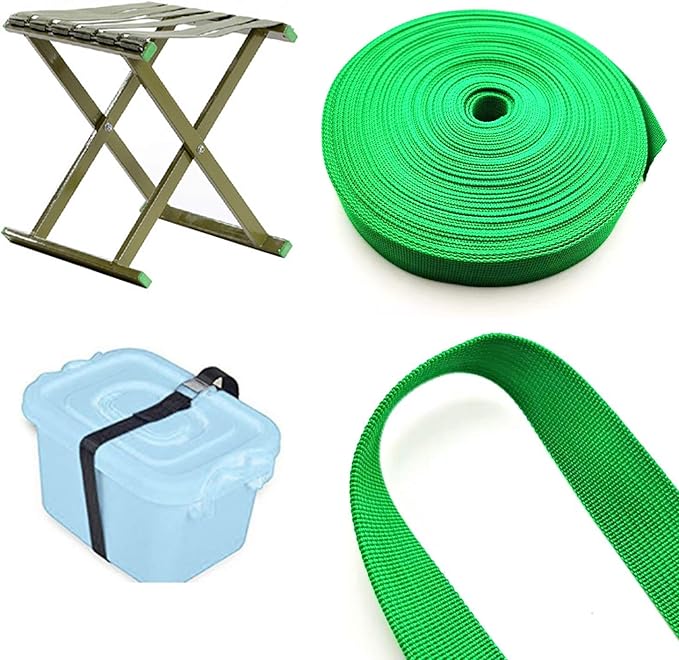1 Roll 65.6 Feet Tree Tie for Plant Support Garden Strap 1 Inch Width Staking and Guying Material 1,800 Lbs Strength (Yellow)