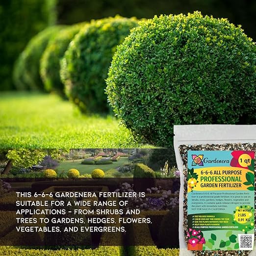 Gardenera 6-6-6 All-Purpose Professional Plant Food Fertilizer | Ideal for Winter Care & Spring Feeding, Perfect Balanced NPK for Indoor and Outdoor Plants [16 OZ]
