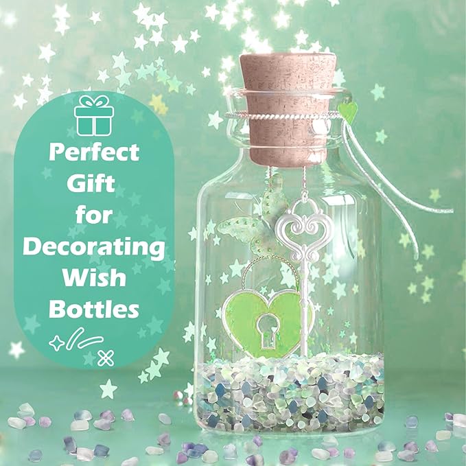 2 Lb/920g Small Pebbles for Indoor Plants, 0.15-0.3" Decorative Pebbles Vase Filler, Crystal Chips Crushed Stone, Aquarium Rocks for Fish Tank, Crafts, Terrarium Decor