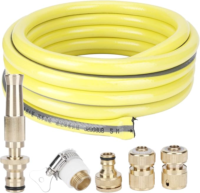 Respicefinem Garden Watering Sprayer Kit High Pressure Car Washing Accessory Irrigation Equipment For Outdoor Cleaning And Vehicle Care With Durable Brass Nozzle