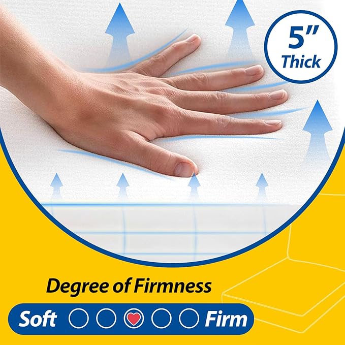 AAAAAcessories Outdoor Seat Cushions for Chairs, Fade-Resistant, Waterproof Patio Furniture Replacement Cushions, 25.5" x 25.5" x 5" + 25.5" x 19", Set of 4, Creamy White