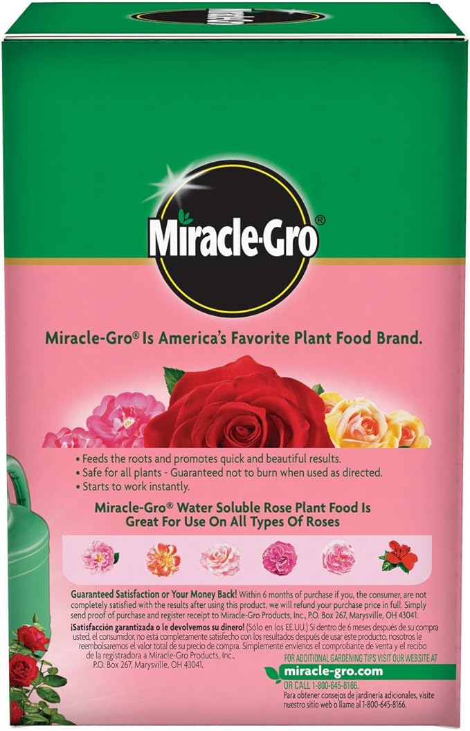 Miracle-Gro Rose Plant Food Rose Fertilizer (6 Pack), 1.5 lb