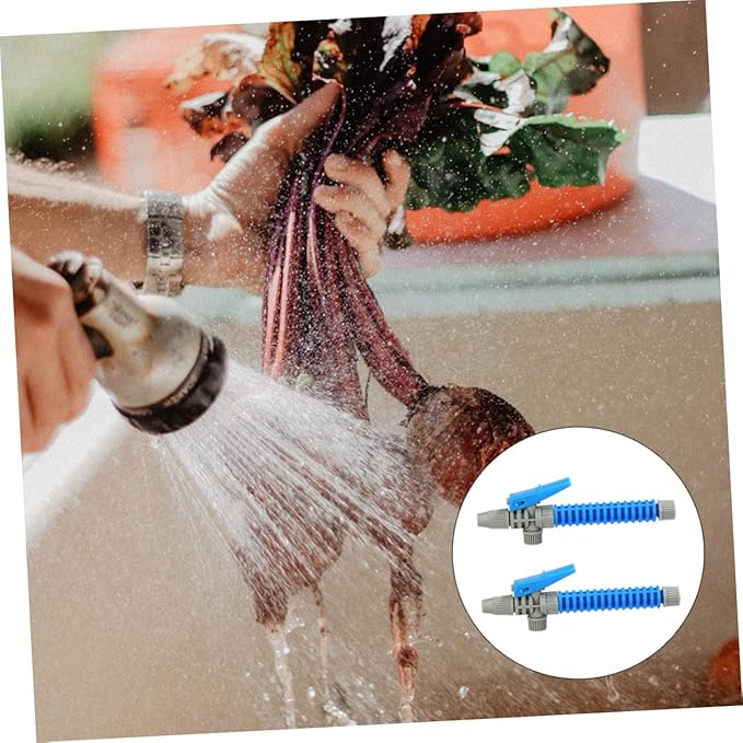 Milisten 2pcs Spray Nozzles Ergonomic Grip for Garden and Household Use Compatible Standard Hoses for Lawn Care Cleaning and Pet Training