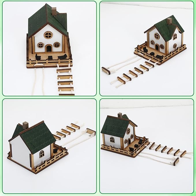 Fairywood Mini Treehouse – Whimsical Wooden Treehouse for Plant Pots, Fairy Gardens & Indoor Greenery