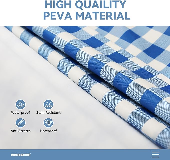 Picnic Table Cover with Bench Covers, Wind Resistance, Water and Oil Proof, Strong Resistance to Fading, for Outdoor and Camping, 72"x 28" Table, 3 Pieces Set, Come with Reusable Plastic Bag