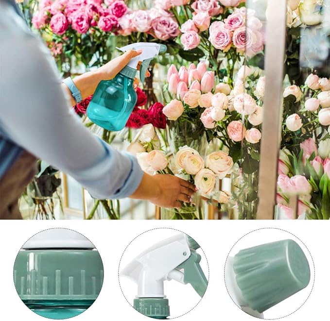 Garden Tools Set with 3 Aluminum Gardening Tools, 1 Pruning Shear, 1 Mister Spray Bottle, 1 Foam Kneeler，1 Garden Gloves with Claws and 1 Gardener Bag, Gifts for Mom Dad