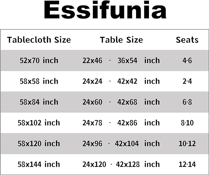 Waterproof Checkered Tablecloth Fabric - Rectangle 58x84 Inch Classic Gingham Buffalo Plaid Table Cloth for Indoor/Outdoor Use - Washable Table Cover for Kitchen, BBQs, and Parties