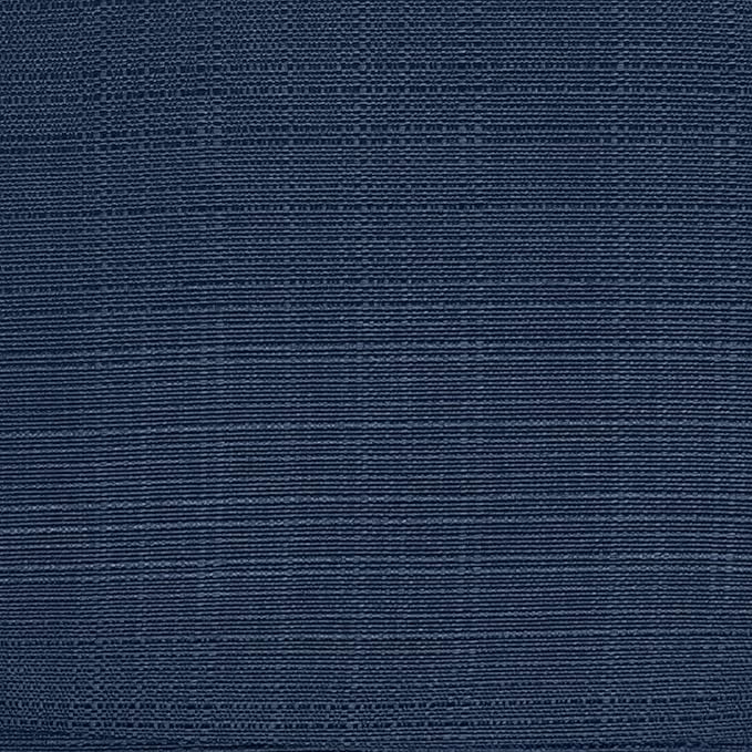 Sweet Home Collection Patio Cushions Outdoor Chair Pads Premium Comfortable Thick Fiber Fill Tufted 19" x 19" Seat Cover, 19x19 inches, Navy Blue 4 Count