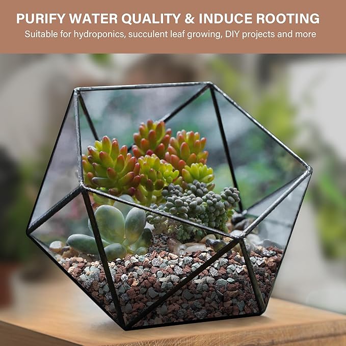 NUPICK 48lb Mix Horticultural Lava Rocks for Plants, 3/8" Colorful Succulent Potting Soil Amendments, Decorative Gravel for Cactus, Bonsai Gritty Rock, Pebbles Pumice for Vase Fillers, Top Dressing