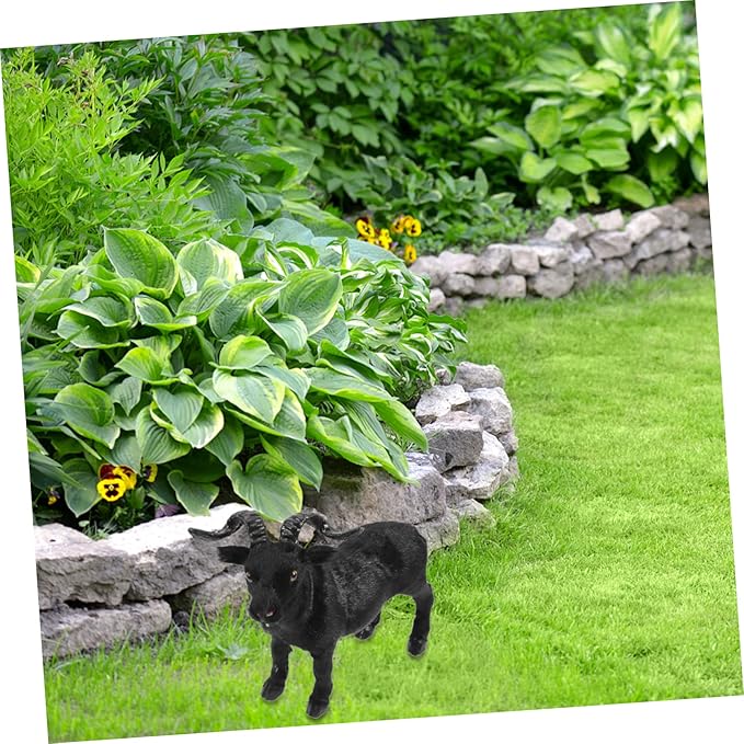 Artificial Goat Sculpture Charming Outdoor Garden Statue Fun Farm Goat Ornament for Home Decor Premium Quality for Relaxing Atmosphere