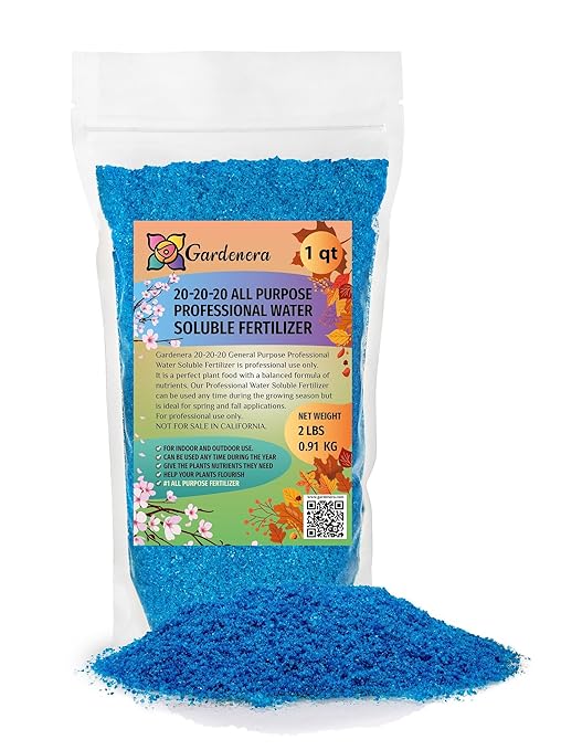 𝐁𝐄𝐒𝐓𝐒𝐄𝐋𝐋𝐄𝐑 20-20-20 Water-Soluble Fertilizer – Powder for Liquid Plant Food for Indoor & Outdoor Plants, Orchids, Vegetables, Lawns, Flowers – 20 20 20 Fertilizer - 1 Quart
