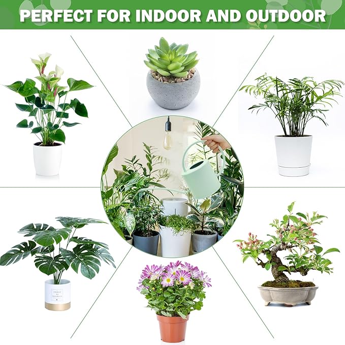 Indoor Watering Can for Houseplants-Long Spout Metal Watering Can for Indoor Plants, Succulents or Outdoor Garden Flower, 1.3L / 40 oz Mint