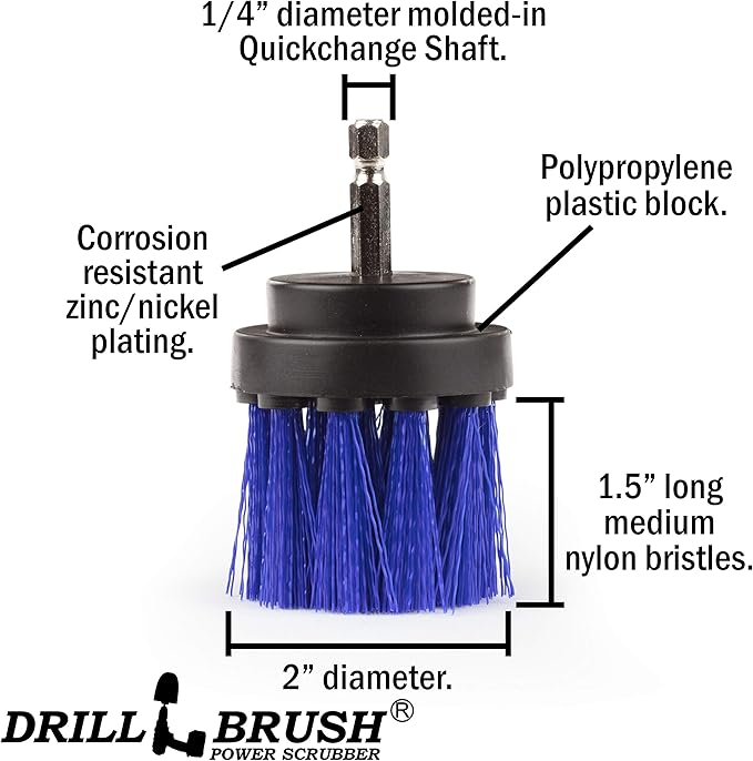 Boat Brush Scrubbing Accessories - Aquatic Cleaning Supplies - Boat Hull Cleaning Brush Set - Barnacle Remover - Boat Deck Brush - Tank Cleaning Tool Set - Fish Tank Scrubbing Brush - Boat Brush Set