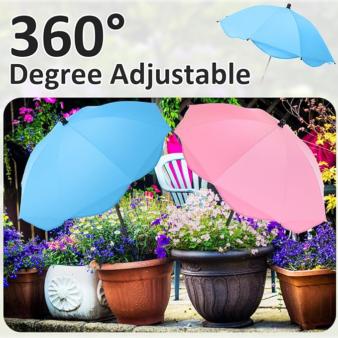 26 Inch Plant Umbrellas for Outdoor Plants Garden Umbrella Shade for Potted Plant, Garden Bed Flower Pot Provide Shade to ‌Defend Blazing Sun