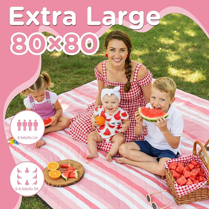 Waterproof Picnic Blanket Outdoor Girlfriend Gf Gifts for Her Women Sweetest Day Boyfriend 1 One Year Anniversary Meaningful Cute Romantic Xmas First Valentines Men Him Bf