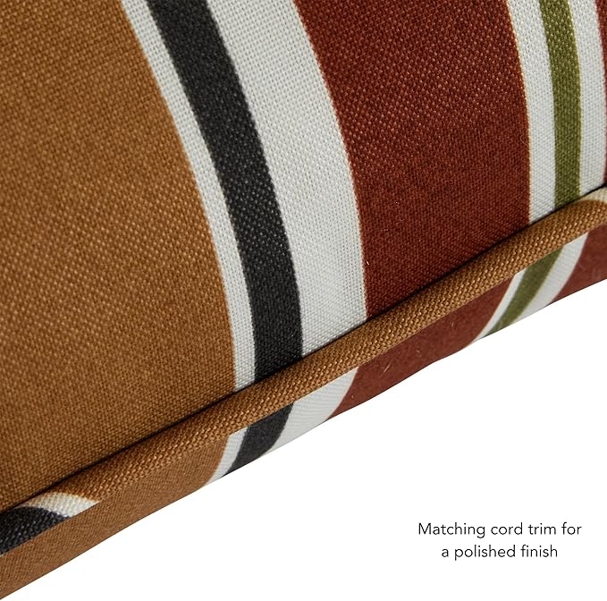 Greendale Home Fashions 2-Piece Outdoor Deep Seat Cushion Set, Espresso