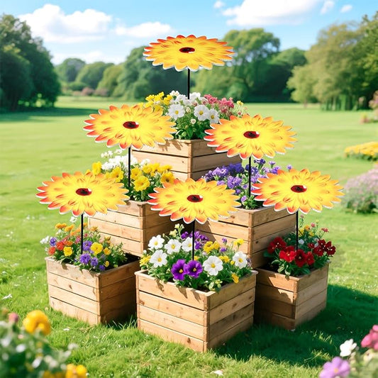 6 Pack Outdoor Small Plant Sunshade 12 Inch Garden Sunshade Tray Provides Shade to Protect Plants from The Hot Sun Umbrella for Potted Live Decor