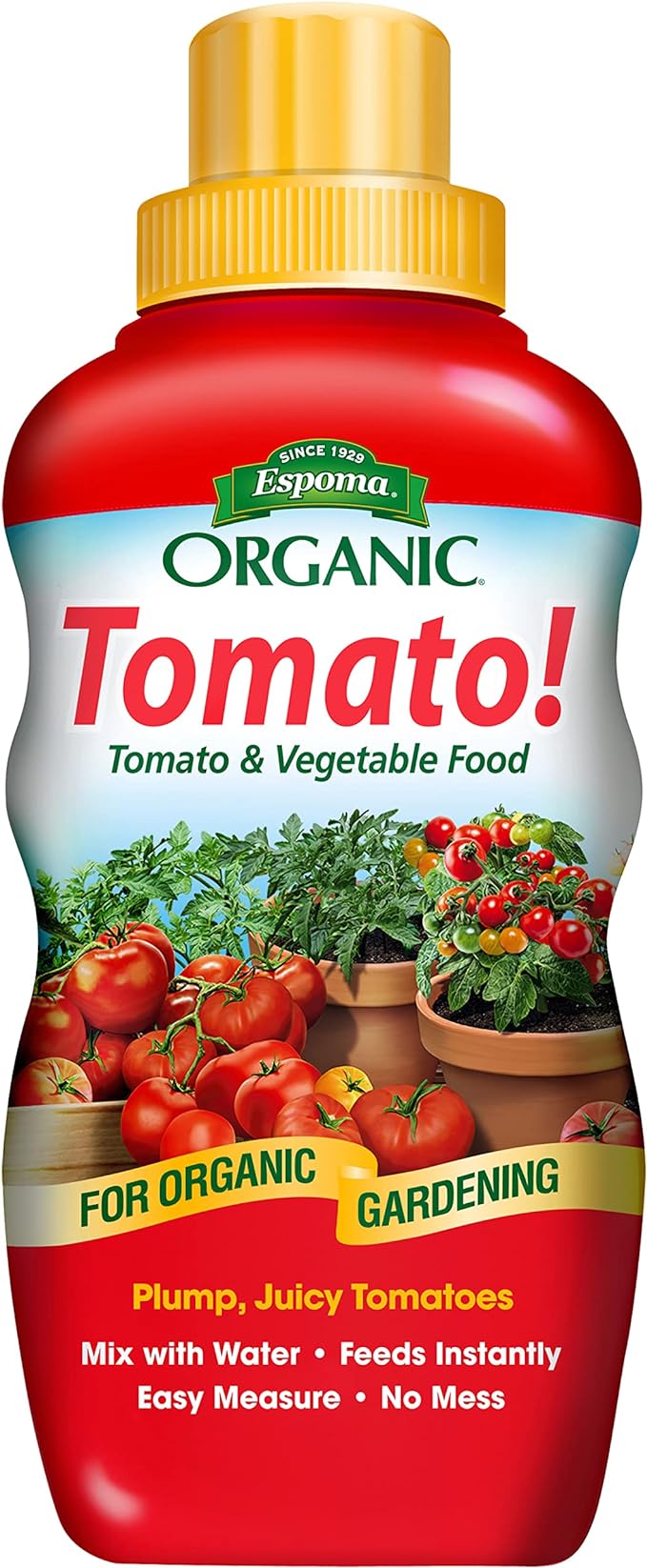 Espoma Organic 8 Ounce Concentrated Tomato! Plant Food - Plant Fertilizer for All Types of Tomatoes and Other Vegetables. for Organic Gardening. Pack of 1.