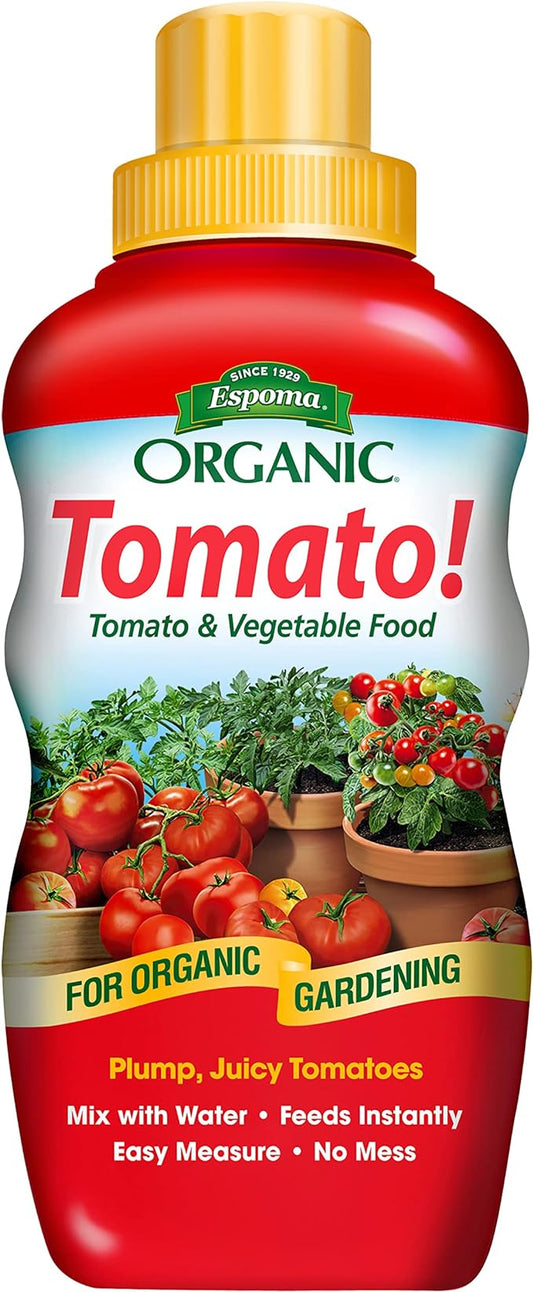 Espoma Organic 8 Ounce Concentrated Tomato! Plant Food - Plant Fertilizer for All Types of Tomatoes and Other Vegetables. for Organic Gardening. Pack of 1.