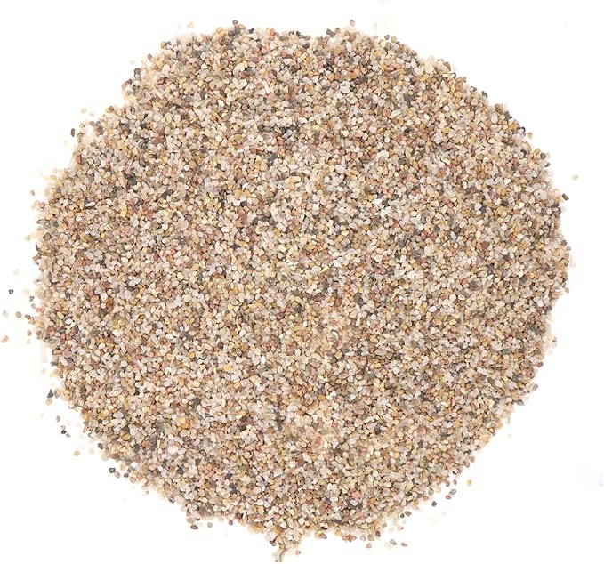 Coarse Sand. Golden Color. 1/8 Inch 5 lbs. for Potting Soil, Succulents, Pots, Plants, Gardening, Indoor, Crafting, Vase Fillers (X-Mini (0.125 Inch), COARSE Sand - Golden, 5)
