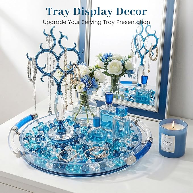 DomeStar 500PCS Fake Ice, Assorted Acrylic Glass Beads,Vase Fillers Fish Tank Decor Table Scatter Decoration