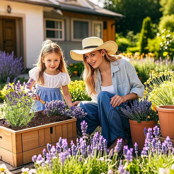 Premium Lavender Potting Mix 4qt, Promotes Lavender Blossoming, Perfect for Indoor and Outdoor Gardening