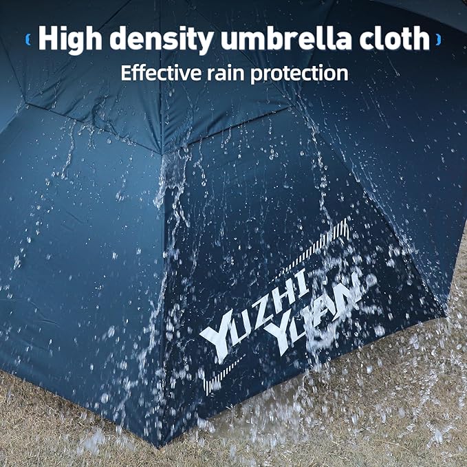 Exclusive Black Coating Outdoor Patio Umbrella, 6.5FT/7.2FT Adjustable Tilt Sun Shade Beach Table Umbrella, Heavy-Duty Nylon Canopy & Carry Bag, UV Protection Yard Umbrella for Fiushing Pool Garden