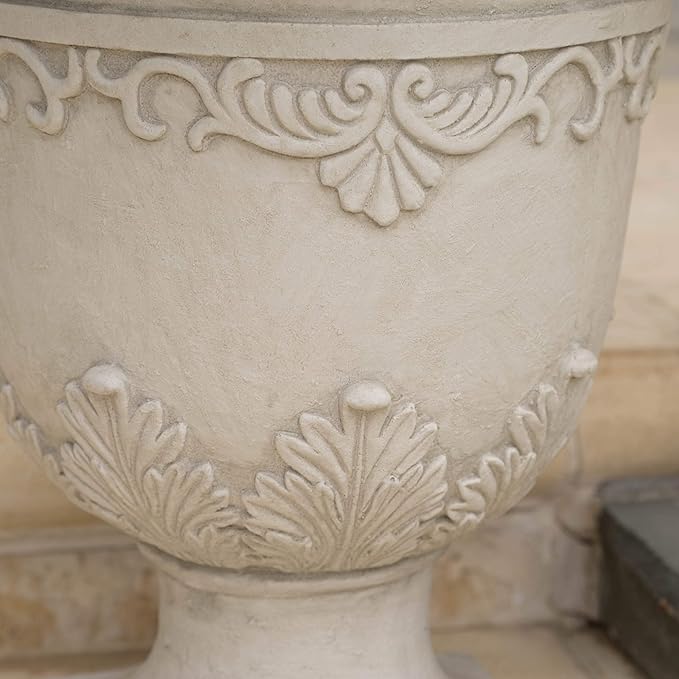 Christopher Knight Home Antique Moroccan Urn Planter, 20", White