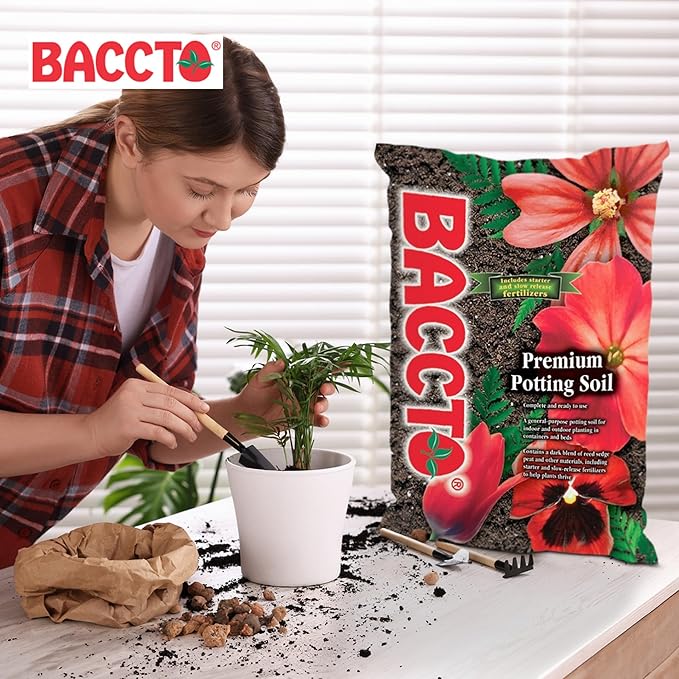 Michigan Peat General All Purpose Potting Soil with Perlite for Indoor Outdoor Pots, Planters, Raised Bed, and Container Gardening, 50 Pounds (4 Pack)