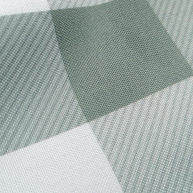 Classic Gingham Plaid Tablecloth Fabric - Rectangular 58x102 Inch Water Resistant Checked Table Cloth for Indoor/Outdoor Use - Table Cover for Kitchen, Picnics, Gardens, and Parties