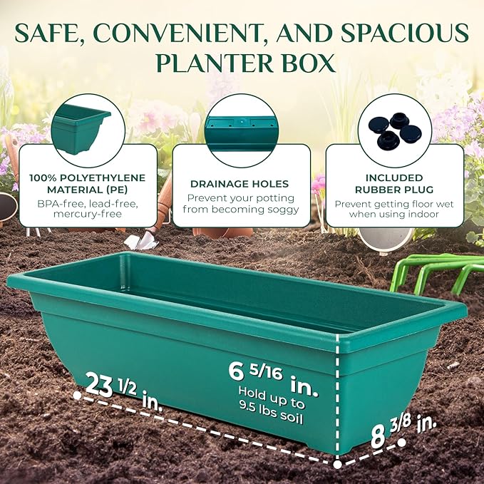 IDZO 5-Tier Vertical Raised Garden Bed with 4 Lockable Caster Wheels, Sturdy Steel Vertical Garden Planter with Efficient Drainage Tray, Ergonomic Ladder Planter with Included Garden Tools, Green