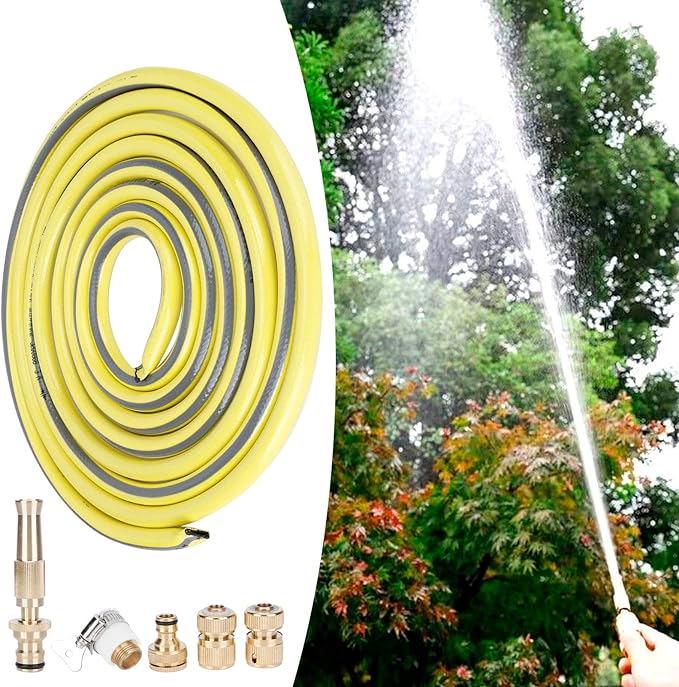 Respicefinem Garden Watering Sprayer Kit High Pressure Car Washing Accessory Irrigation Equipment For Outdoor Cleaning And Vehicle Care With Durable Brass Nozzle