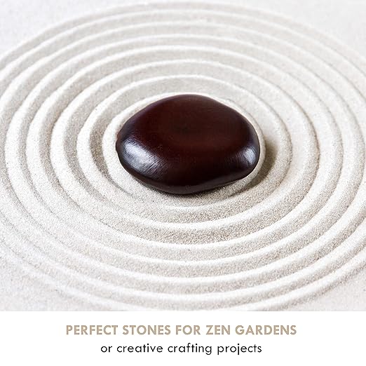 5 lbs Approx. 45 River Rocks Pebbles for Plants Natural Decorative Polished Stones for Planters Succulent Rocks Aquarium Gravel (1.6-2.4 Inches)