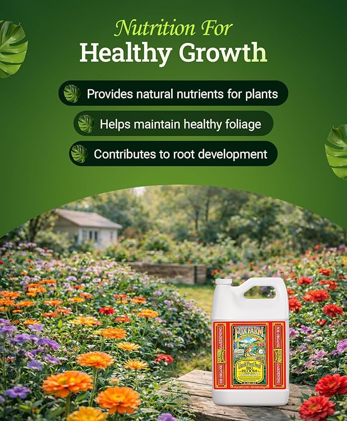 FoxFarm - Big Bloom Plant Food, Liquid Fertilizer Concentrate for Flowers, Fruits, and Vegetables, All Purpose Plant Fertilizer for Indoor & Outdoor Potted Plants, NPK 0-0.5-0.7 (Gallon)