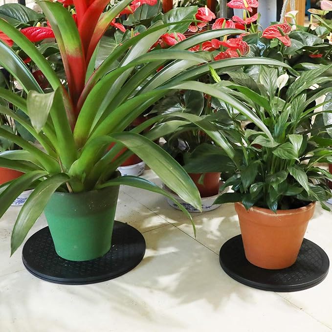 10" Bonsai Turntable Heavy Duty Rotating Garden Swivel Stand for Easy Trimming and Displaying Potted Plant