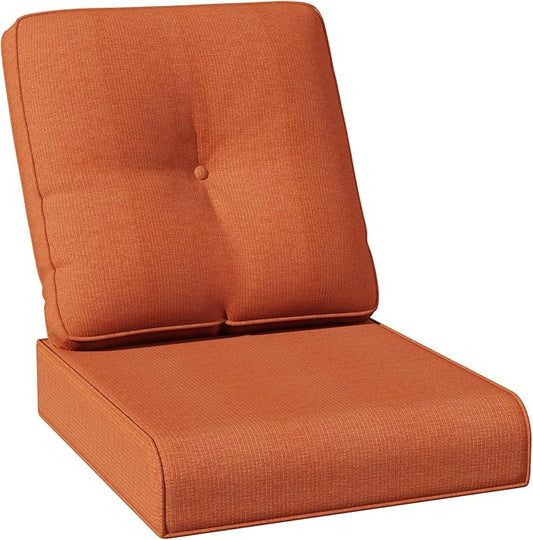 Joyside Outdoor Chair Cushions Set, 22x25/22x24 Inch Patio Furniture Deep Seat Cushions, Water Resistant & Thick Cushion, Outdoor Replacement Cushions for Seat and Sofa