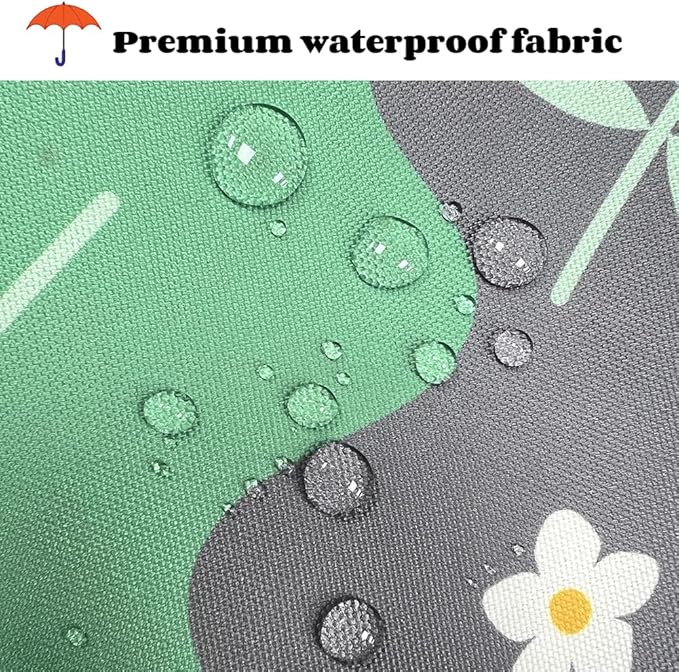 Outdoor Waterproof & Sun-Resistant Bench Cushion, 47.3"x19.7"x3.2" Tufted Patio Seat Pad with Non-Slip Ties,Long Chair Cushion for Garden,Porch,Swing,Indoor Furniture (Flower 1, 47.3×19.7×3.2)