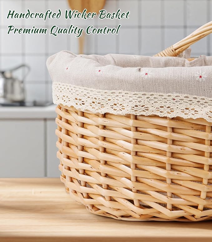 Picnic Basket for 2 with Table and Blanket, Collapsible Cooler Bag Insulated, Picnic Set for Beach Picnic Hamper Picnic Date Essentials for Outdoor Picnic Accessories Bridal Shower Gift