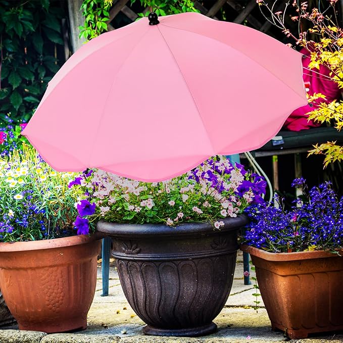 26 Inch Plant Umbrellas for Outdoor Plants Garden Umbrella Shade for Potted Plant, Garden Bed Flower Pot Provide Shade to ‌Defend Blazing Sun