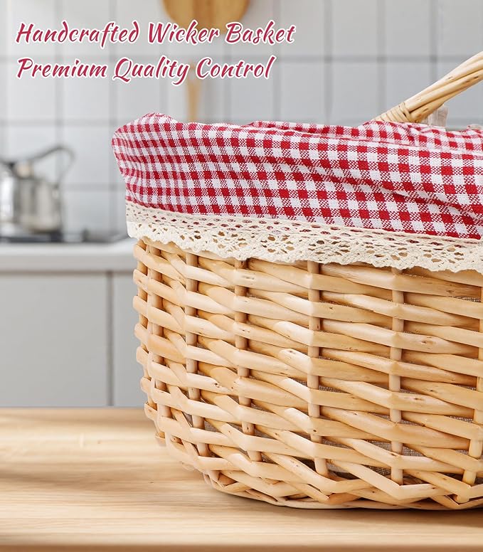 Picnic Basket for 2 with Table and Blanket Collapsible Cooler Bag Insulated Picnic Set for Beach Picnic Hamper Picnic Date Essentials for Outdoor Picnic Accessories Wedding Gift/Bridal Shower Gift