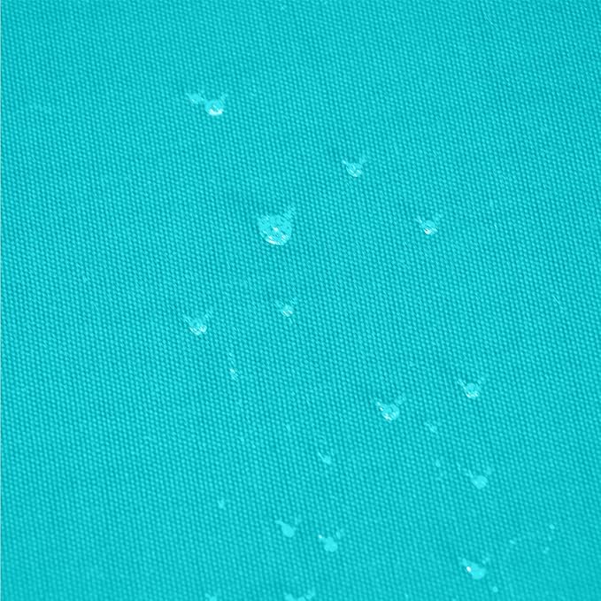SleepMan Outdoor 17"x16" Chair Cushions with Ties Set of 6, Water Resistant All Weather U-Shape Seat Pads for Patio Garden Furniture Indoor Fade Resistant Patio Cushions (Peacock Green)