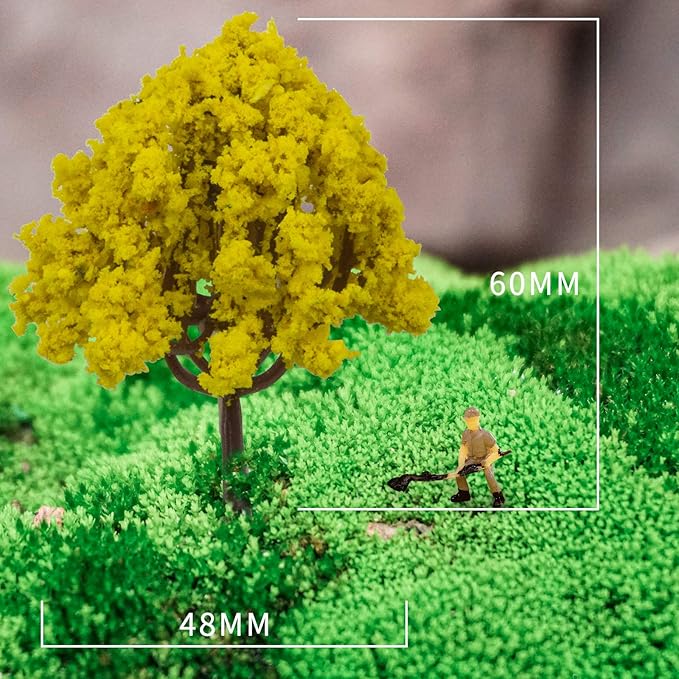 Miniature Fairy Garden Decoration Accessories Simulation Tree Garden Sculptures Statues,Yard Outdoor Decor for Patio