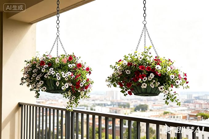 10 Inch Black Hanging Chains with Hooks, Garden Plant Hangers for Hanging Bird Feeders, Billboards, Chalkboards, Basket, Planters, Lanterns, Wind Chimes and Decorative Ornaments Etc-6Pack