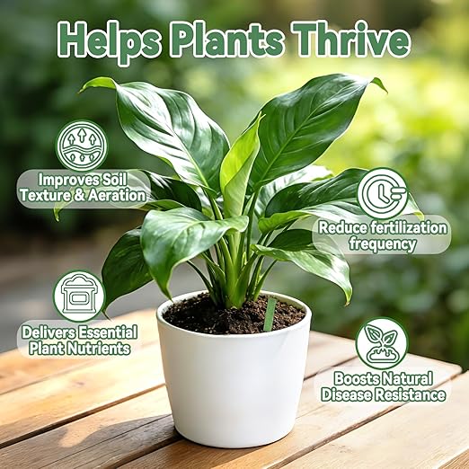 90PCS Slow Release Fertilizer Spikes for Indoor Plants - Long Lasting Plant Food Spikes for Houseplants Orchids Potted Plants, Easy to Use Fertilizer Sticks for Indoor Flowers Foliage Growth