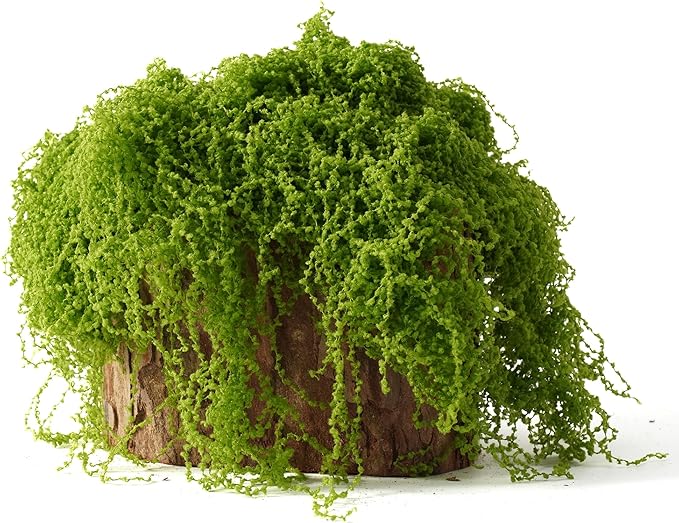 BYHER Fake Moss for Crafts – 3.5OZ Fluffy Cloudlike Artificial Moss for Potted Plant Indoor & Fairy Gardens – Realistic Green Moss Alternative for Terrariums, Dioramas, Model Scenes (Light Green)