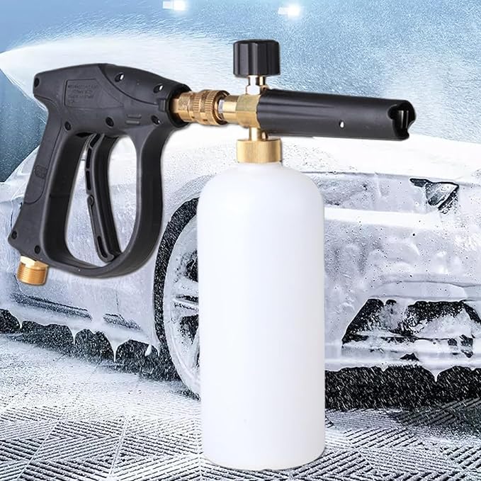 Pressure Washer Foam Cannon, Car Wash Foam Sprayer, Portable Vehicle Accessories, Hose Attachments, Garden Cleaners for Automotive Multi Cleaning Tool