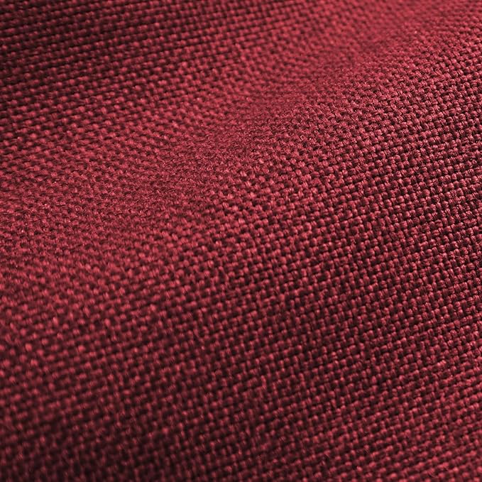 Belord Luxury 4" Thick Outdoor Cushion 3 Set - 22 x24 Inch 28D Sponge Filling Fade-Resistant Chair Cushion, Spill Proof Removable Patio Furniture Replacement Cushion for Sofa Bench Swing - Red